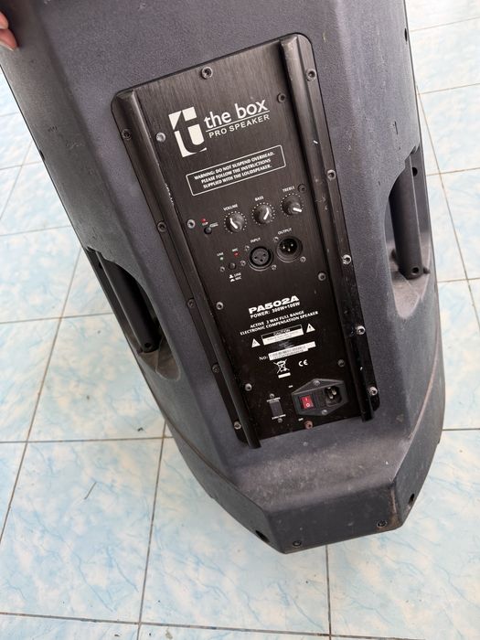 Pereche Boxe Active The Box PA502A – 400W (300W+100W) RMS – Stare Foarte Bună