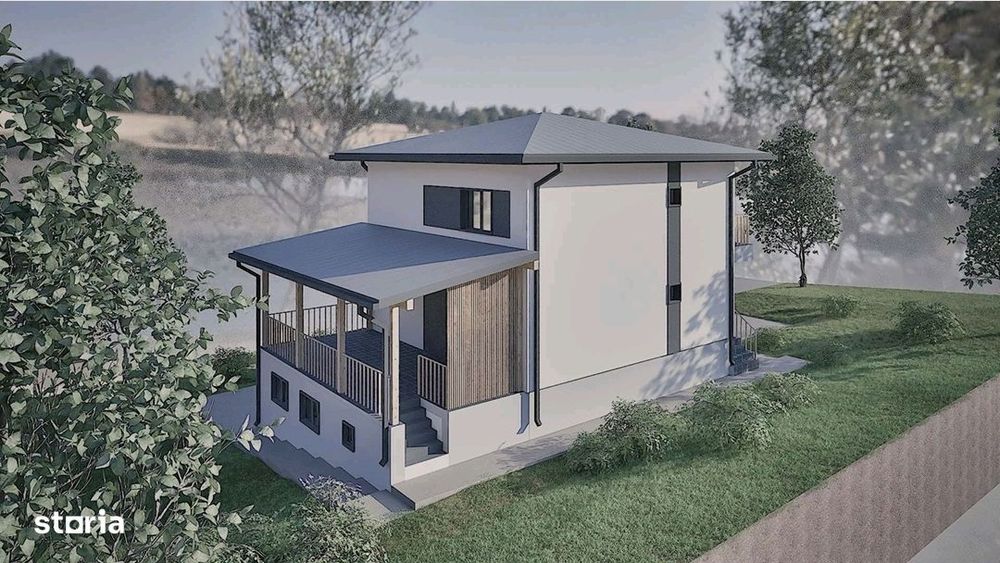 Casă de vânzare în Moara – 190 mp utili + garaj 31 mp, terasă  32 mp