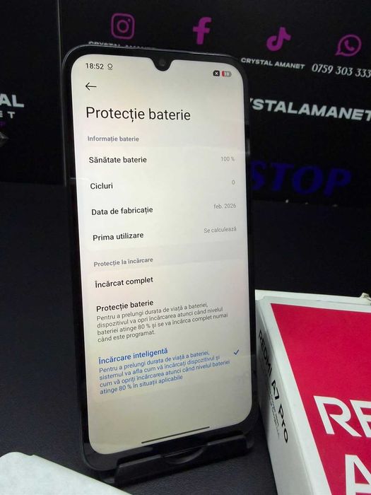XIAOMI Redmi A7 Pro Black, 4GB RAM, Capacitate de Stocare 128GB Nou Desigilat