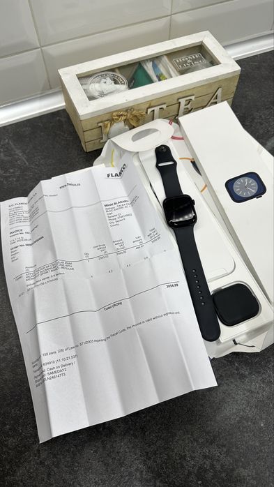 Ceas apple watch 8 Celluar 45mm. Cu factura