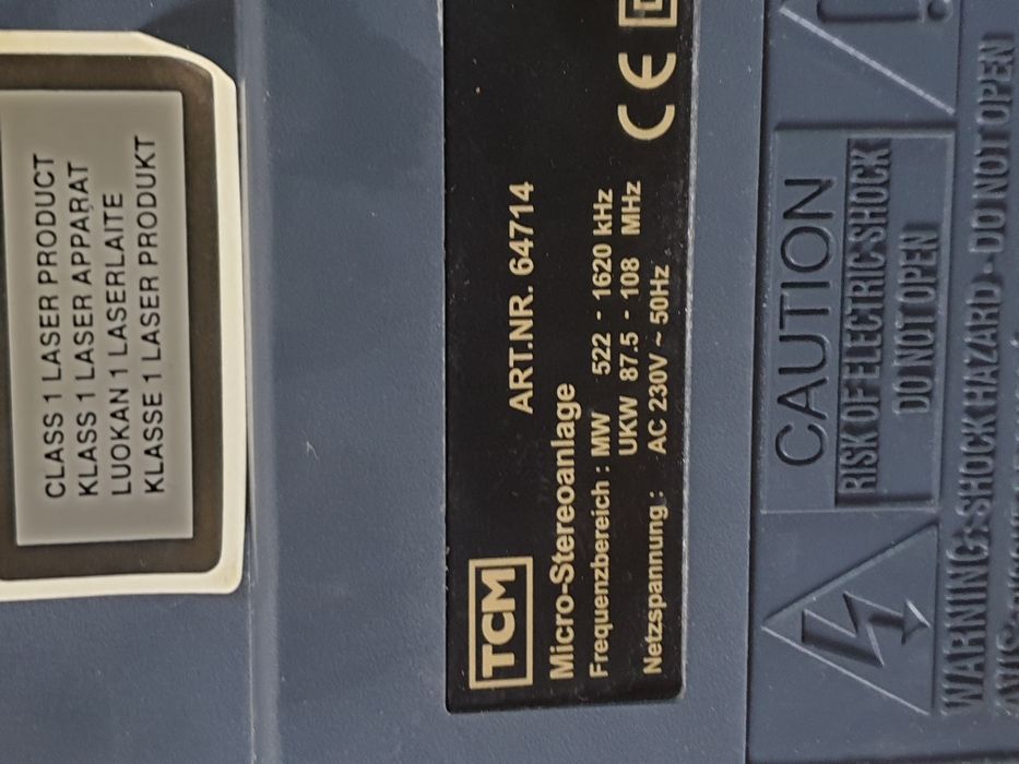 Vand casatafon si cd player