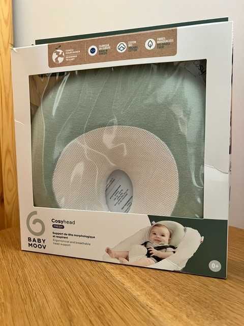 Бебешка възглавница Babymoov - Cosyhead Fresh, Sage Green