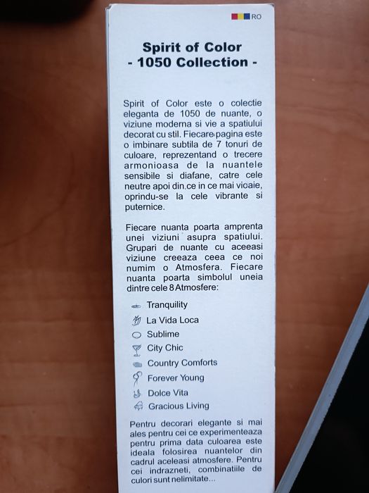 Paletar culori - 1050 culori - TRANSPORT GRATUIT