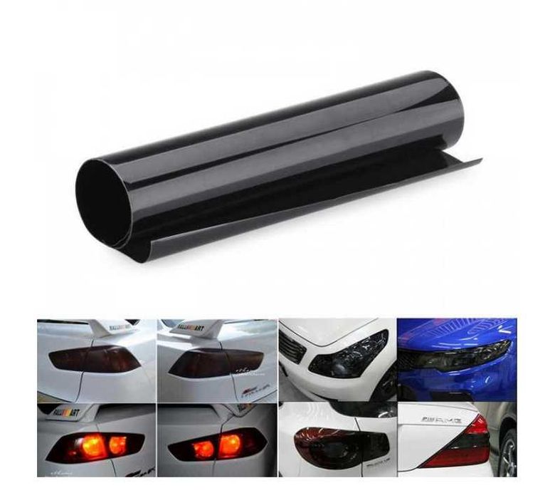 Самозалепващо фолио за фарове/стопове - 10 метра/30см.