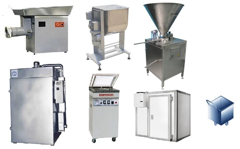 Продаем комплект оборудования колбасного цеха