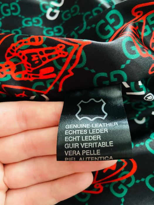 Jachetă Gucci din piele naturală