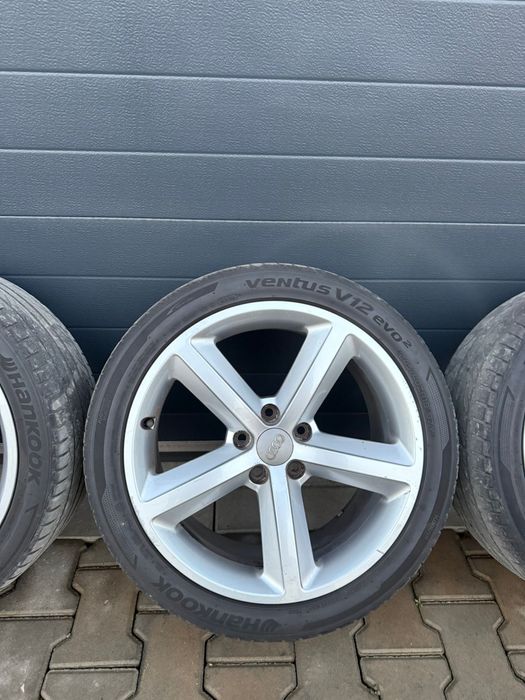 Jante aliaj originale Audi 18” + anvelope Hankook – set 4 buc