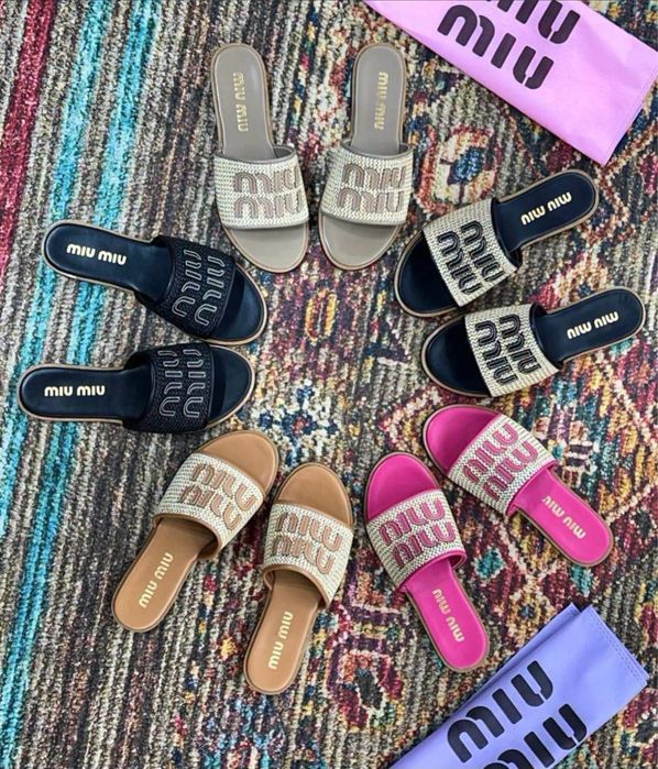 Дамски чехли  miu miu