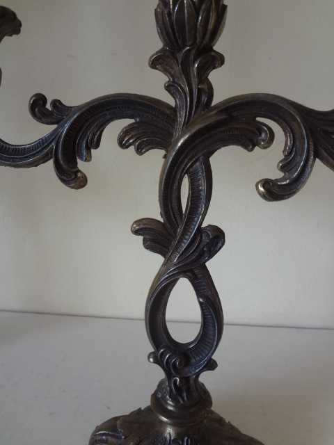 Комплект от 2 бр. бронзови свещника от Германия