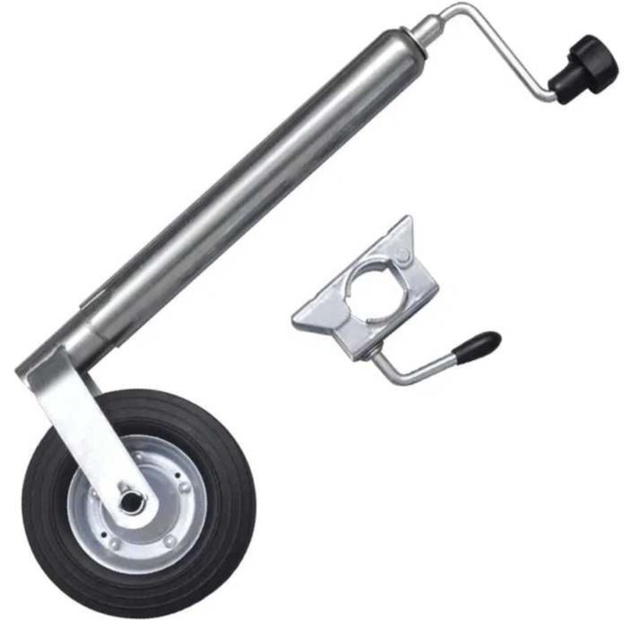 Помощно Опорно Маневрено колело за ремаркета и каравани с гума Ø 200мм