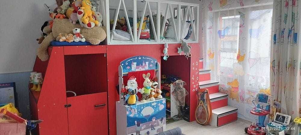 Pat pentru copii masina de pompieri