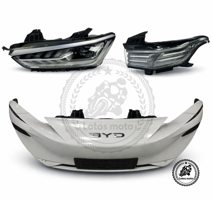 Фары и бампера на byd