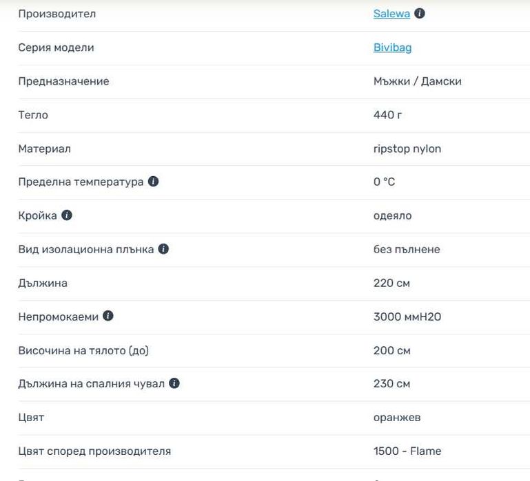 Бивак сак Salewa Bivibag Storm I