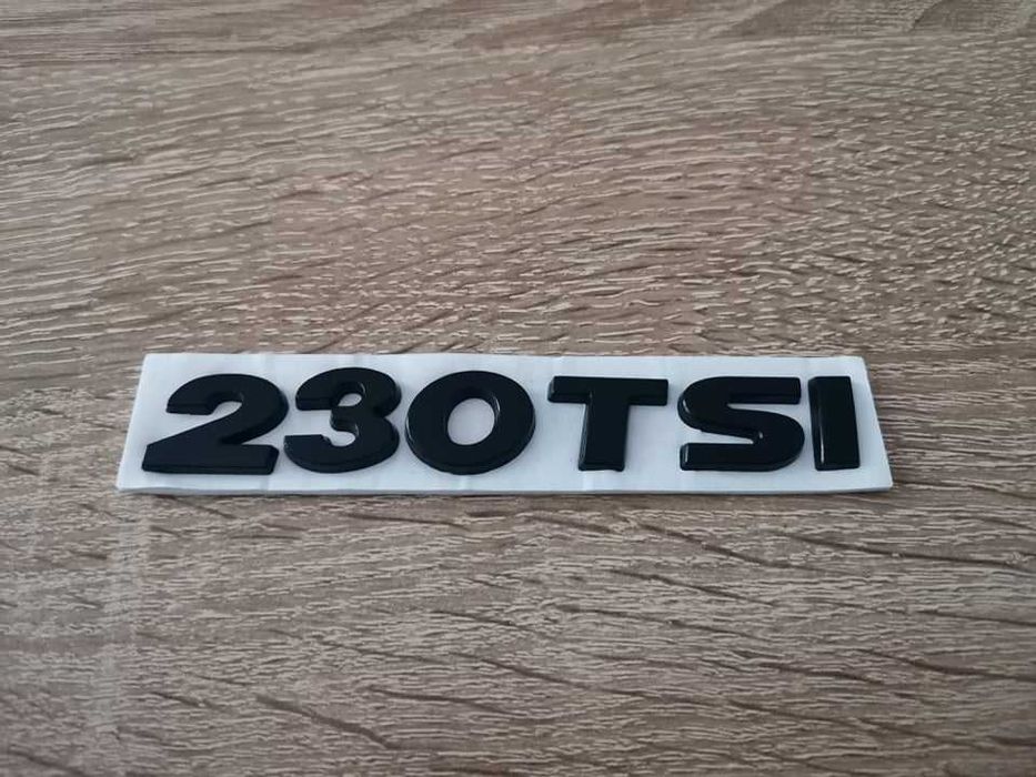 черна емблема надпис лого Volkswagen 230 TSI Фолксваген 230 ТСИ