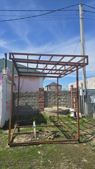 Киоск каркас металлическии