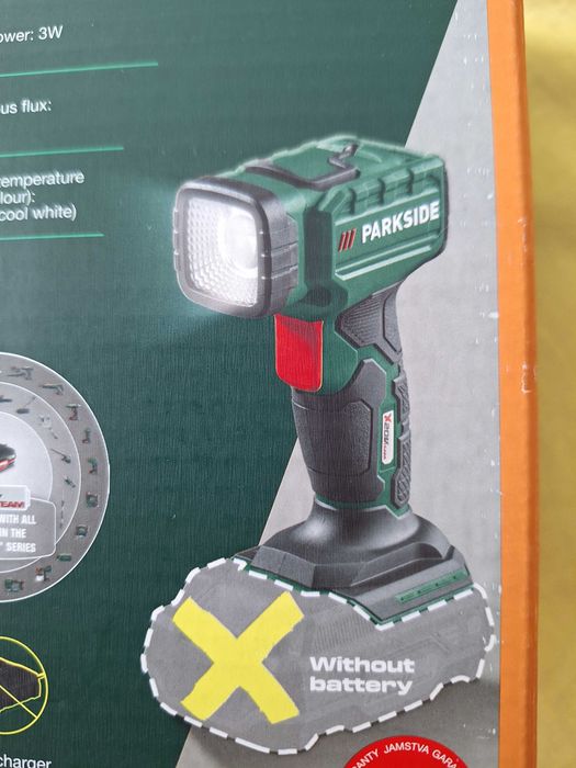 Lampa de mana LED Parkside model Work Light PLHLA 20-LI A1