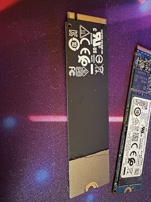 M2 SSD PCIe Gen 3 4 lines 2x 256gb