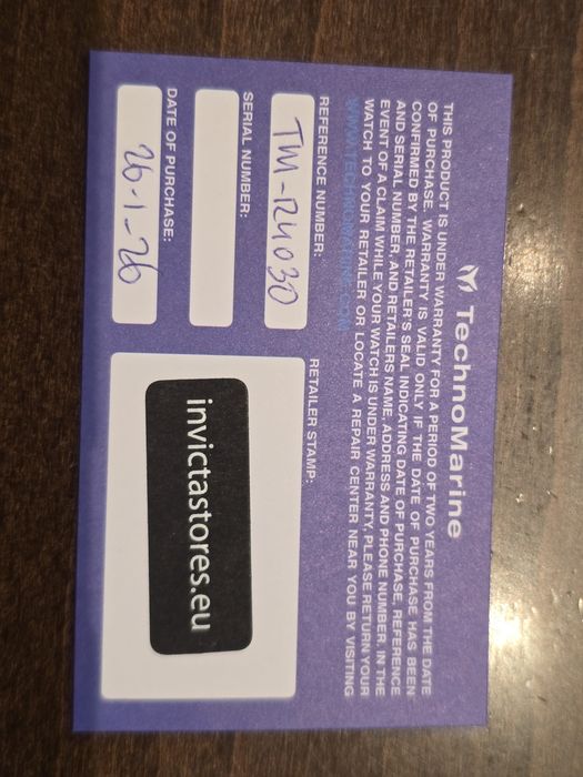 Часовник Invicta - Technomarine