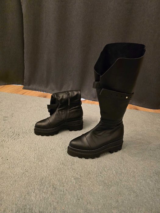 Mihaela Glavan - cizme de piele Folded Thoughts