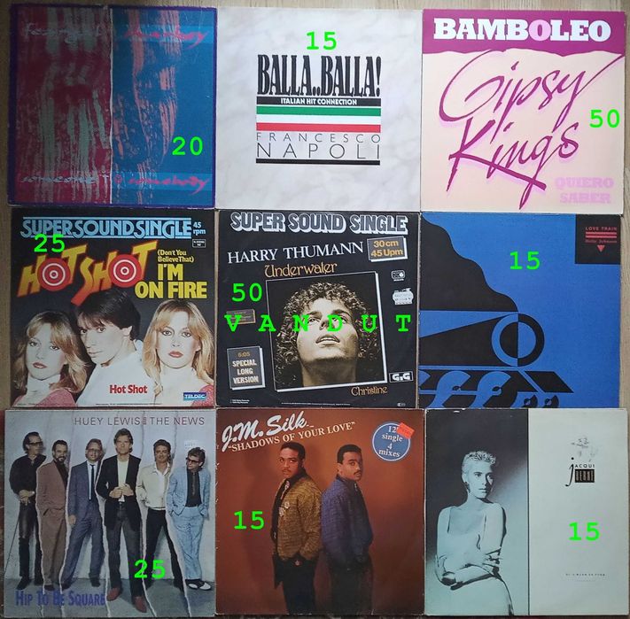 discuri vinil maxi-singles 12", 45rpm