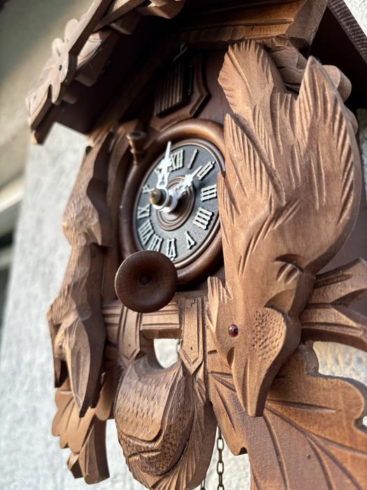 Ceas vechi cu cuc Regula Muntii Padurea Neagra