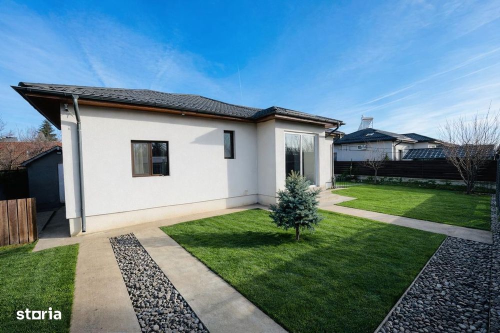 Imobiliare Domnesti casa parter 3 dormitoare + panouri / baterii