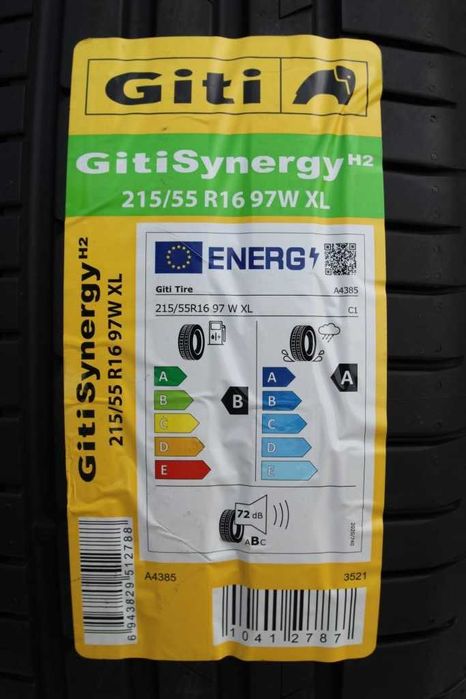 Anvelope vara noi 215/55R16, 97W, XL, Giti