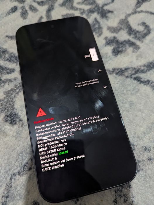 Google pixel 9 pro 512gb/16 ЗАБЛОКИРОВАННЫЙ