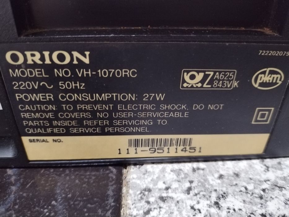VCR Orion vh-1070c