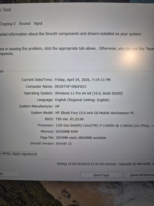 OCAZIE! Workstation TOP HP Zbook G8 IntelCore i7/ 64GB ram/1TB SSD/ Nvidia Quadro T1200 4GB GDDR6/ 15.6 inch