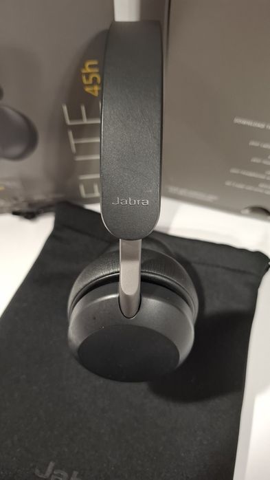 Безжични слушалки с микрофон Jabra - Elite 45H, черни