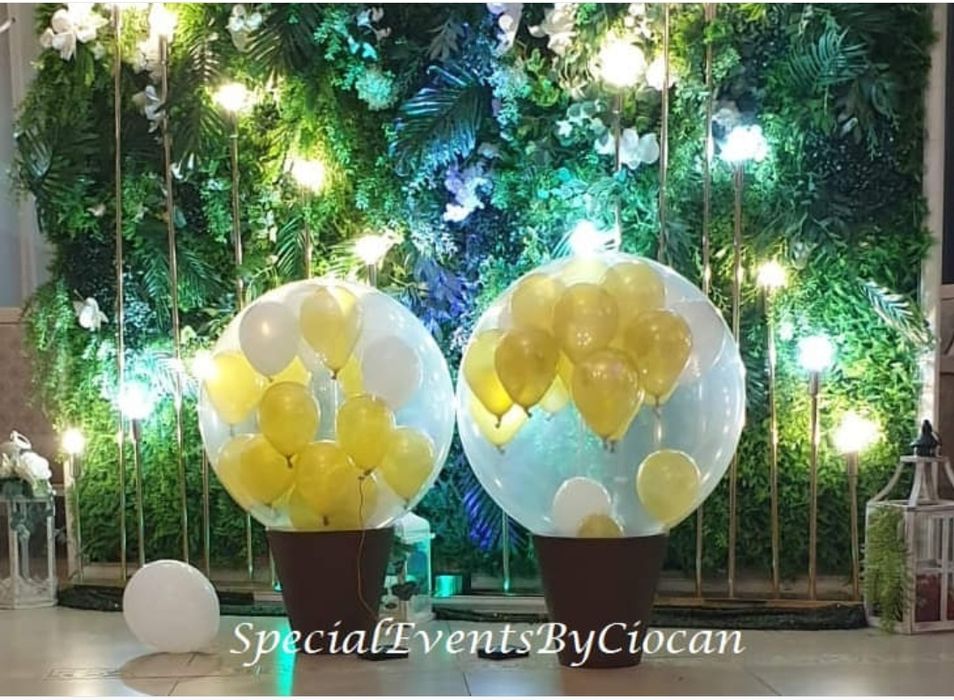 Platforma booth 360, fum greu , baloane explozive, bust manechin