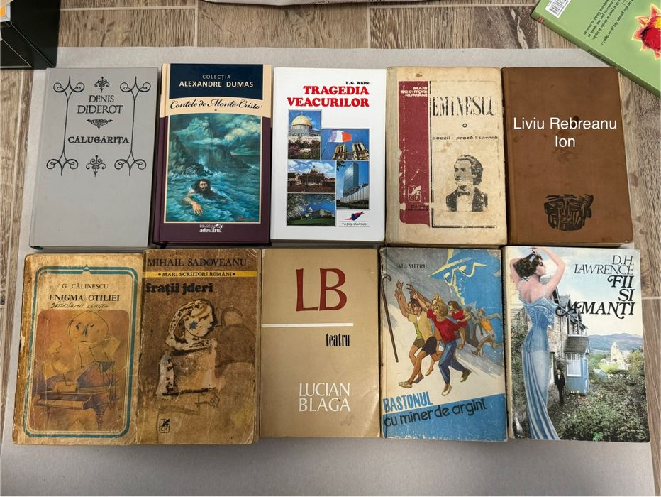 Cărți vechi beletristică