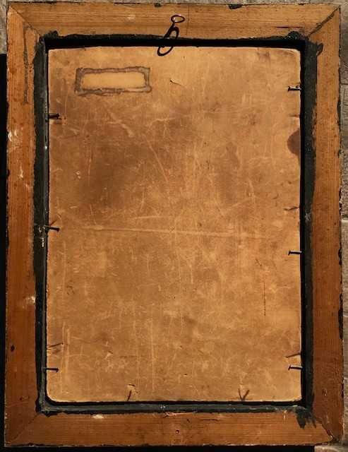 "PEISAJ CU DEALURI" Tablou VECHI, autentic, ulei/carton, semnat. 65x50