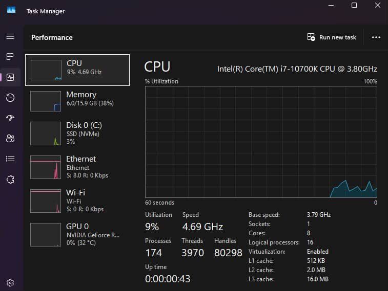 Procesor Intel Core i7-10700k