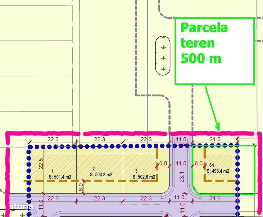Parcela teren intravilan 500 mp cu Puz si curent in Gepiu