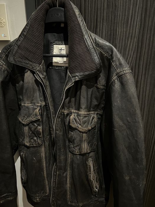 Geaca de piele Nils Sundstrom L-XL