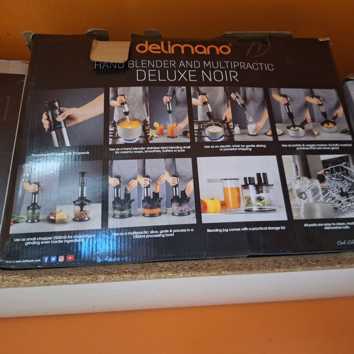 Делимано Мултипрактик 7в1 Пасатор/Миксер/Чопър/ренде и други