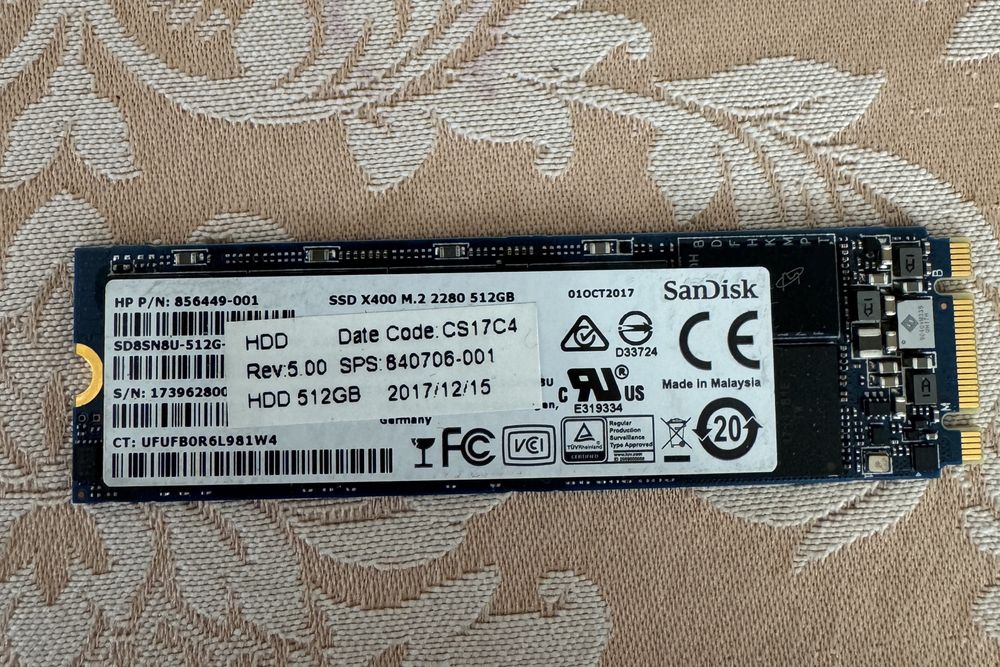 512GB SSD disk m.2