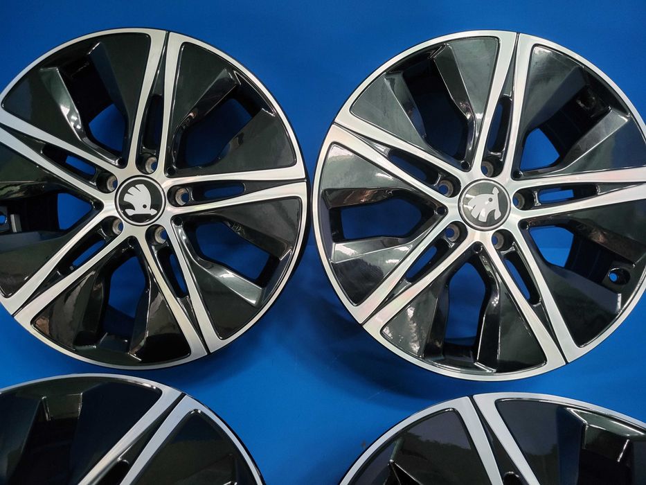 Vand jante bicolore 5x112 R18 pt Skoda Karoq