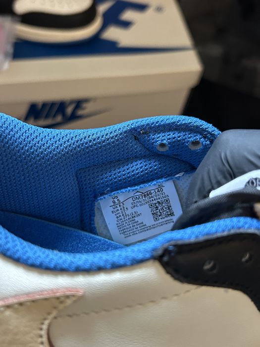 jordan 1 low fragment blue travis