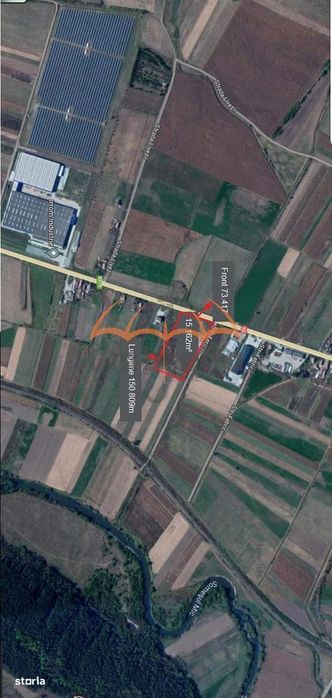 Teren de vanzare intravilan cu autorizatie de const. Iclod-Cluj 15.162