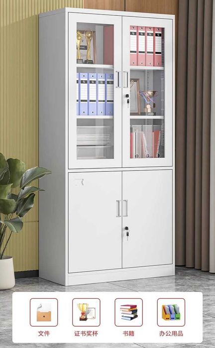 Hodimlar uchun qulay metall shkaf/Ofis uchun funksional shkaf