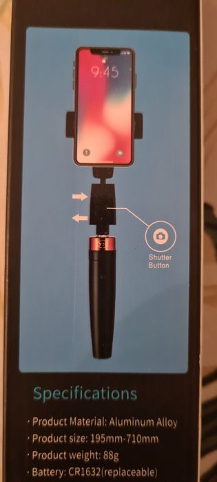 Selfie stick + telecomanda