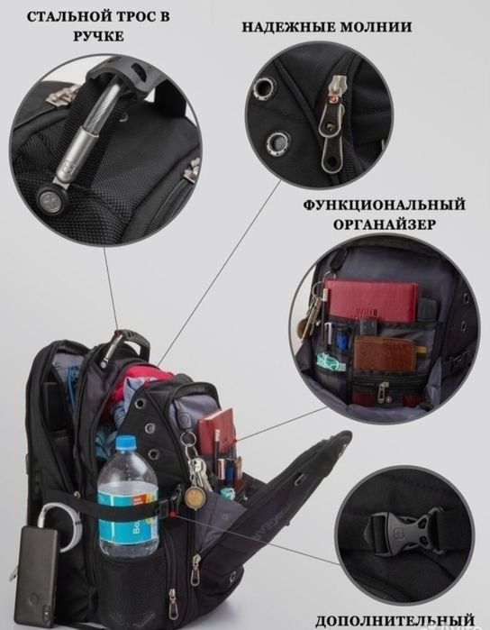 Школьный рюкзак 3 цвета