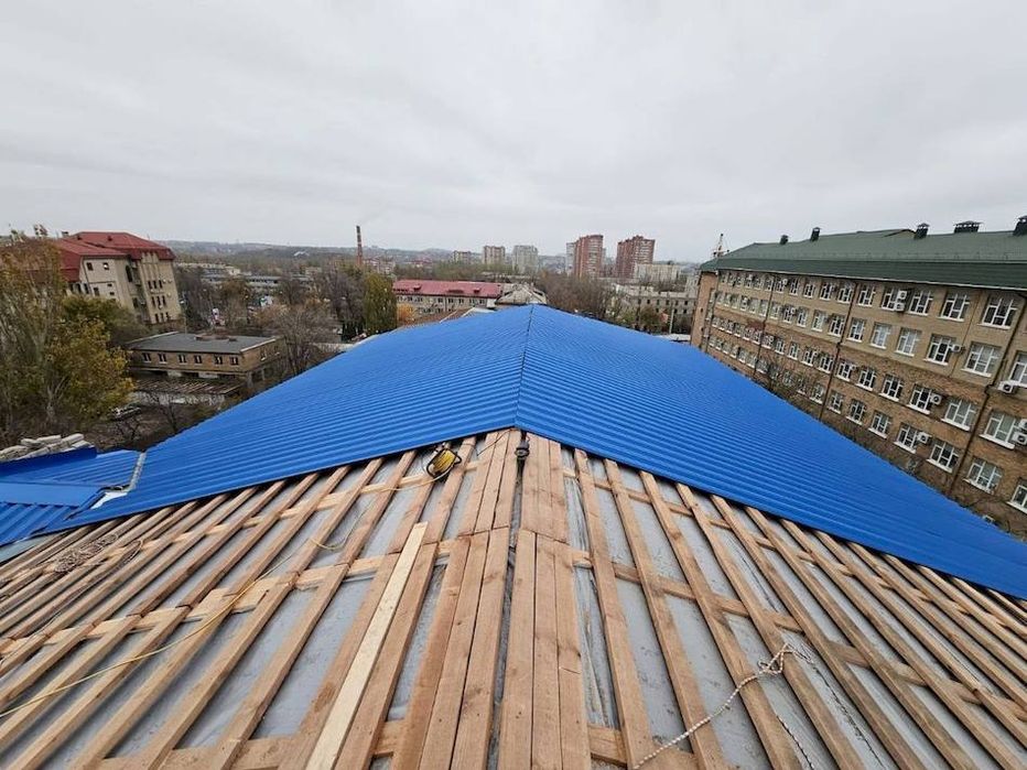 Ремонт крыш кровли