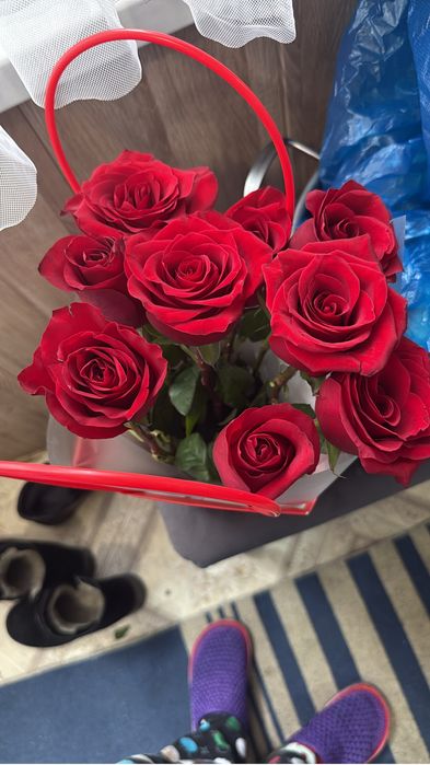 Букет цветов разные!