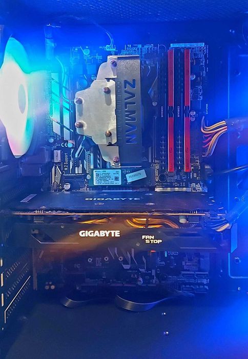 Геймърски компютър i5-6500 / 16GB DDR4 / NVME / 8GB RX580