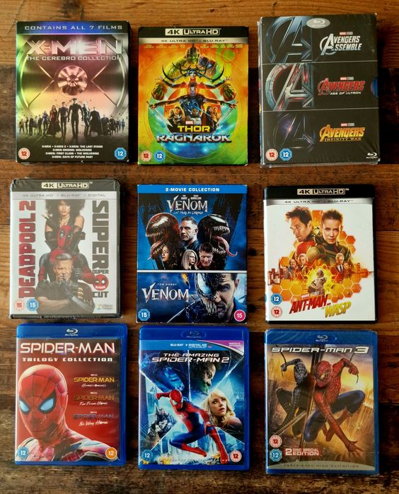 Blu Ray , 4к и DVD Филми