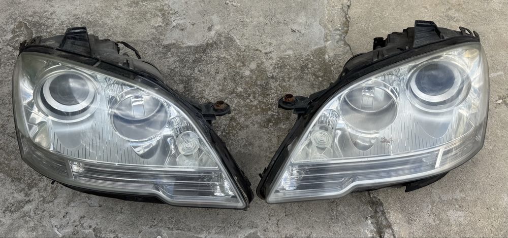 Ляв и десен фар за Мерцедес ML W164 facelift
